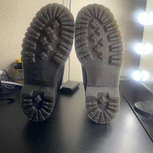 Doc Martens fur lined platforms